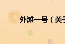 外灘一號(hào)（關(guān)于外灘一號(hào)的介紹）