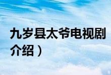 九歲縣太爺電視?。P(guān)于九歲縣太爺電視劇的介紹）