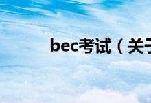 bec考試（關(guān)于bec考試的介紹）