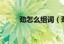 勁怎么組詞（勁生字組詞是什么）