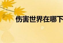 傷害世界在哪下（可以去這里購買）