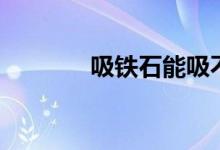 吸鐵石能吸不銹鋼嗎（吸鐵）