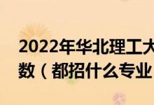 2022年華北理工大學各省招生計劃及招生人數（都招什么專業(yè)）