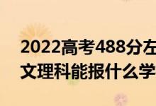 2022高考488分左右能上哪些大學(xué)（新高考文理科能報(bào)什么學(xué)校）