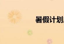 暑假計劃應(yīng)該如何安排