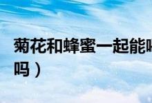 菊花和蜂蜜一起能喝嗎（菊花和蜂蜜能一起喝嗎）