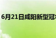 6月21日咸陽(yáng)新型冠狀病毒肺炎疫情最新消息