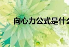 向心力公式是什么（如何計(jì)算向心力）