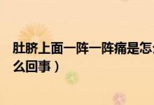 肚臍上面一陣一陣痛是怎么回事（肚臍上面一陣一陣疼是怎么回事）