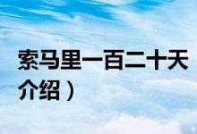 索馬里一百二十天（關于索馬里一百二十天的介紹）