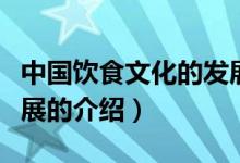 中國飲食文化的發(fā)展（關(guān)于中國飲食文化的發(fā)展的介紹）