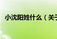 小沈陽姓什么（關(guān)于小沈陽姓什么的介紹）