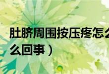 肚臍周圍按壓疼怎么回事（肚臍周圍按壓疼怎么回事）