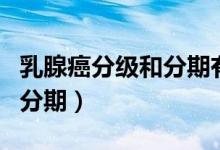 乳腺癌分級(jí)和分期有什么不同（乳腺癌分級(jí)和分期）