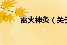 雷火神灸（關于雷火神灸的介紹）