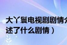 大丫鬟電視劇劇情介紹（電視劇大丫鬟主要講述了什么劇情）