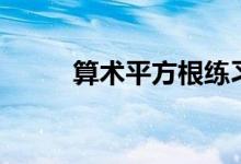算術(shù)平方根練習(xí)題（算術(shù)平方根）
