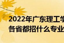 2022年廣東理工學(xué)院招生計(jì)劃及招生人數(shù)（各省都招什么專(zhuān)業(yè)）
