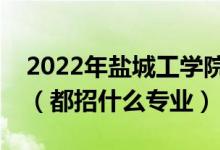 2022年鹽城工學(xué)院各省招生計(jì)劃及招生人數(shù)（都招什么專業(yè)）