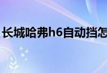 長(zhǎng)城哈弗h6自動(dòng)擋怎么開（老司機(jī)教你開車）