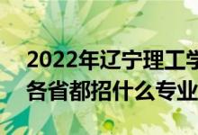 2022年遼寧理工學(xué)院招生計(jì)劃及招生人數(shù)（各省都招什么專(zhuān)業(yè)）