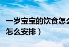 一歲寶寶的飲食怎么安排（一歲半的寶寶飲食怎么安排）