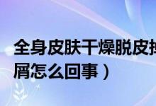 全身皮膚干燥脫皮掉屑有什么危害（皮膚掉皮屑怎么回事）