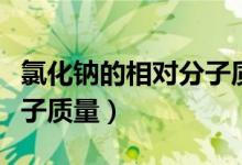 氯化鈉的相對分子質(zhì)量單位（氯化鈉的相對分子質(zhì)量）