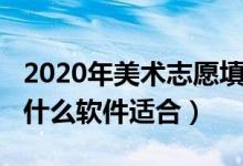 2020年美術(shù)志愿填報(bào)（2022美術(shù)生志愿填報(bào)什么軟件適合）
