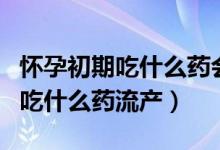 懷孕初期吃什么藥會(huì)引起胎兒畸形（懷孕初期吃什么藥流產(chǎn)）
