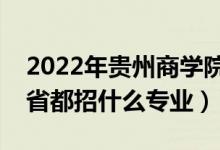 2022年貴州商學(xué)院招生計(jì)劃及招生人數(shù)（各省都招什么專業(yè)）