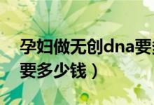 孕婦做無(wú)創(chuàng)dna要多少錢(qián)（孕婦做無(wú)創(chuàng)DNA要多少錢(qián)）