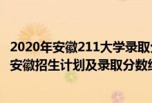 2020年安徽211大學(xué)錄取分?jǐn)?shù)線是多少（2022年211大學(xué)在安徽招生計(jì)劃及錄取分?jǐn)?shù)線）
