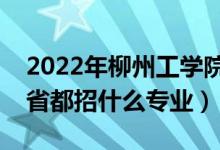 2022年柳州工學(xué)院招生計(jì)劃及招生人數(shù)（各省都招什么專業(yè)）