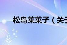 松島萊萊子（關(guān)于松島萊萊子的介紹）