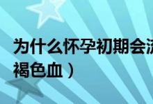 為什么懷孕初期會(huì)流褐色血（為什么懷孕會(huì)流褐色血）