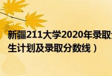 新疆211大學(xué)2020年錄取分?jǐn)?shù)線（2022年211大學(xué)在新疆招生計劃及錄取分?jǐn)?shù)線）