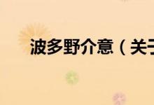 波多野介意(關(guān)于波多野介意的介紹)