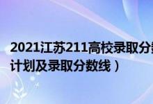 2021江蘇211高校錄取分?jǐn)?shù)線（2022年211大學(xué)在江蘇招生計(jì)劃及錄取分?jǐn)?shù)線）