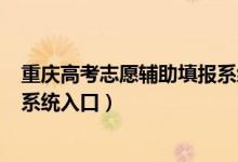 重慶高考志愿輔助填報系統(tǒng)2021（2022重慶高考志愿填報系統(tǒng)入口）