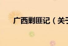 廣西剿匪記（關(guān)于廣西剿匪記的介紹）