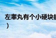 左睪丸有個小硬塊能掉嗎（左睪丸有個小硬塊）