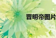 晉明帝圖片（晉明帝數(shù)歲）
