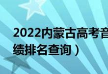 2022內(nèi)蒙古高考音樂類統(tǒng)考一分一段表（成績(jī)排名查詢）