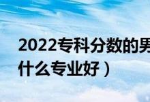 2022專(zhuān)科分?jǐn)?shù)的男生可以選擇什么專(zhuān)業(yè)（選什么專(zhuān)業(yè)好）