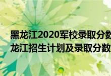 黑龍江2020軍校錄取分數線（2022年全國提前批軍校在黑龍江招生計劃及錄取分數線）