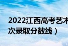 2022江西高考藝術(shù)類錄取分?jǐn)?shù)線公布（各批次錄取分?jǐn)?shù)線）