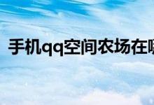 手機(jī)qq空間農(nóng)場在哪里（怎么打開qq農(nóng)場）
