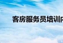 客房服務(wù)員培訓(xùn)內(nèi)容（一定要先了解）
