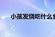 小孩發(fā)燒吃什么食物（一定要注意了）